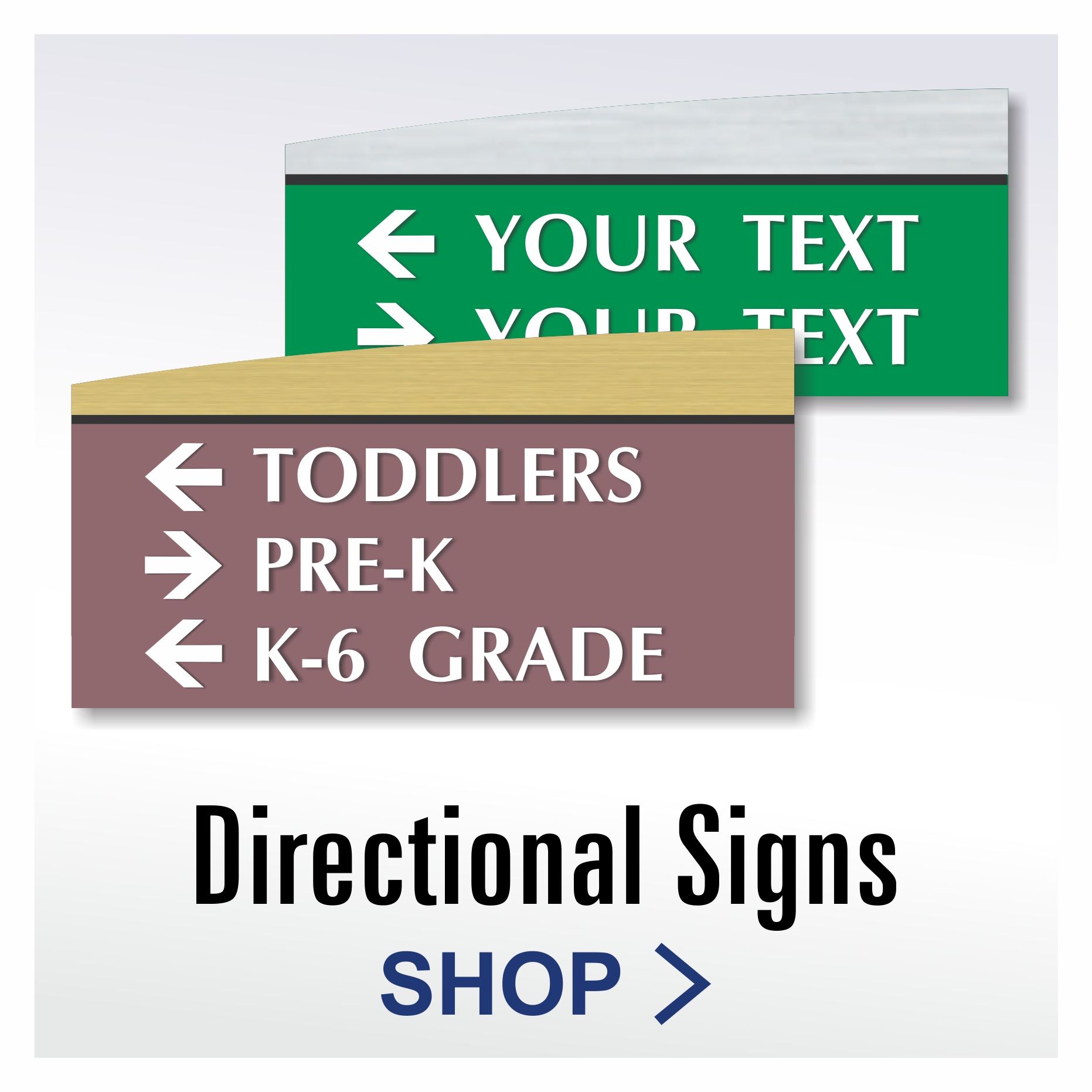 Wave Series, A sign system for directional signage